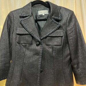 Worth Charcoal Textured Women's Blazer